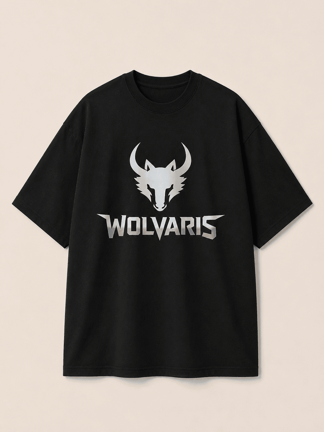 Wolvaris Oversized T-Shirt – Black